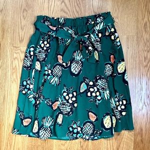 Modcloth high-waisted pineapple print skirt